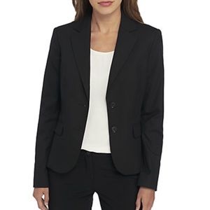 Jones New York black petite stretch blazer